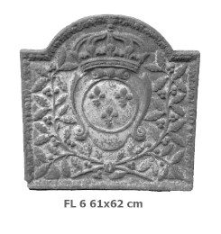 Kaminplatte Wappen von frankreich